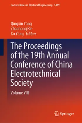 Yang / Bie | The Proceedings of the 19th Annual Conference of China Electrotechnical Society | E-Book | sack.de