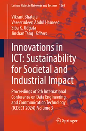 Bhateja / Abdul Hameed / Udgata | Innovations in ICT: Sustainability for Societal and Industrial Impact | E-Book | www.sack.de