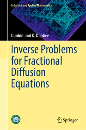 Durdiev | Inverse Problems for Fractional Diffusion Equations | E-Book | sack.de