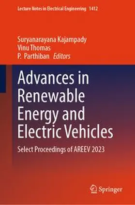 Kajampady / Thomas / Parthiban |  Advances in Renewable Energy and Electric Vehicles | eBook | Sack Fachmedien