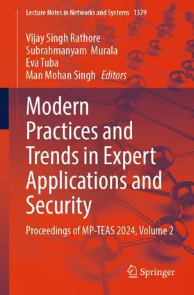 Rathore / Murala / Tuba |  Modern Practices and Trends in Expert Applications and Security | Buch |  Sack Fachmedien