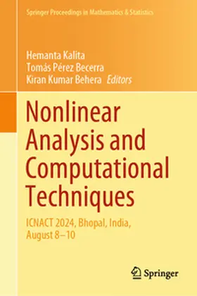 Kalita / Becerra / Behera |  Nonlinear Analysis and Computational Techniques | eBook | Sack Fachmedien