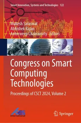 Saraswat / Rajan / Chakravorty |  Congress on Smart Computing Technologies | Buch |  Sack Fachmedien