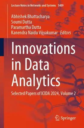 Bhattacharya / Dutta / Vijyakumar |  Innovations in Data Analytics | Buch |  Sack Fachmedien