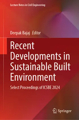 Bajaj | Recent Developments in Sustainable Built Environment | E-Book | www.sack.de