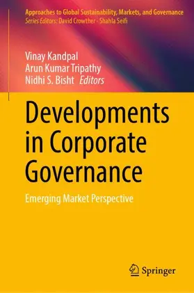 Kandpal / Bisht / Tripathy |  Developments in Corporate Governance | Buch |  Sack Fachmedien