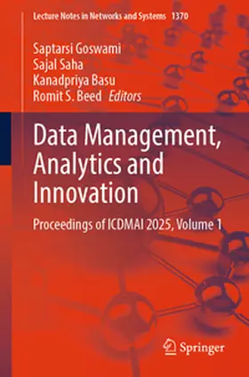 Goswami / Saha / Beed | Data Management, Analytics and Innovation | E-Book | www.sack.de