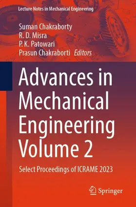 Chakraborty / Misra / Patowari |  Advances in Mechanical Engineering Volume 2 | Buch |  Sack Fachmedien
