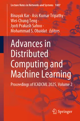 Kar / Tripathy / Teng | Advances in Distributed Computing and Machine Learning | E-Book | www.sack.de