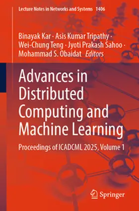 Kar / Tripathy / Teng | Advances in Distributed Computing and Machine Learning | E-Book | www.sack.de