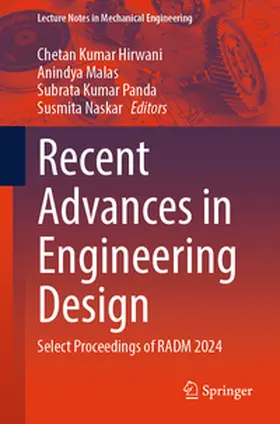 Hirwani / Malas / Panda |  Recent Advances in Engineering Design | eBook | Sack Fachmedien