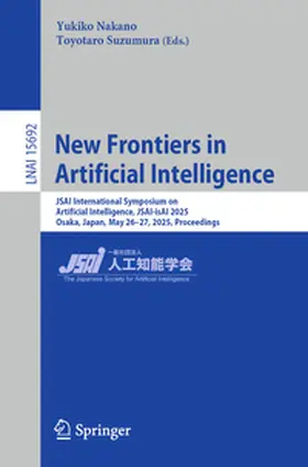 Nakano / Suzumura | New Frontiers in Artificial Intelligence | E-Book | www.sack.de