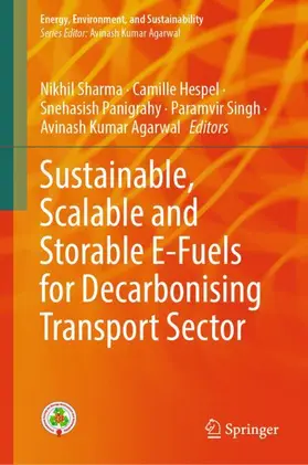 Sharma / Hespel / Panigrahy |  Sustainable, Scalable and Storable E-Fuels for Decarbonising Transport Sector | Buch |  Sack Fachmedien
