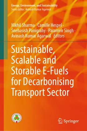 Sharma / Hespel / Panigrahy |  Sustainable, Scalable and Storable E-Fuels for Decarbonising Transport Sector | eBook | Sack Fachmedien