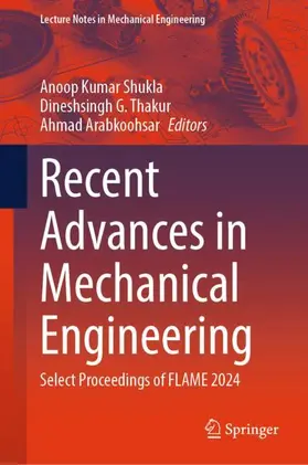 Shukla / Thakur / Arabkoohsar |  Recent Advances in Mechanical Engineering | Buch |  Sack Fachmedien