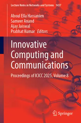 Hassanien / Anand / Jaiswal | Innovative Computing and Communications | E-Book | www.sack.de