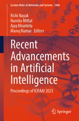 Nayak / Mittal / Khunteta |  Recent Advancements in Artificial Intelligence | eBook | Sack Fachmedien