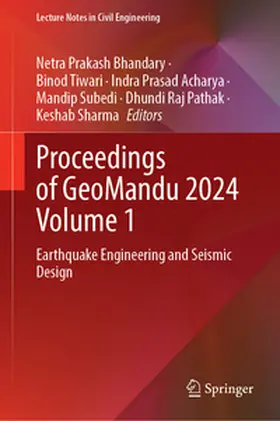 Bhandary / Tiwari / Acharya |  Proceedings of GeoMandu 2024 Volume 1 | eBook | Sack Fachmedien
