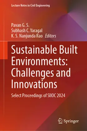 Pavan / Yaragal / Rao | Sustainable Built Environments: Challenges and Innovations | E-Book | www.sack.de