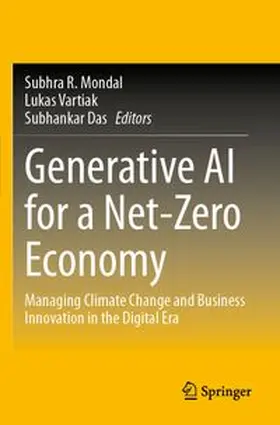 Mondal / Vartiak / Das |  Generative AI for a Net-Zero Economy | Buch |  Sack Fachmedien
