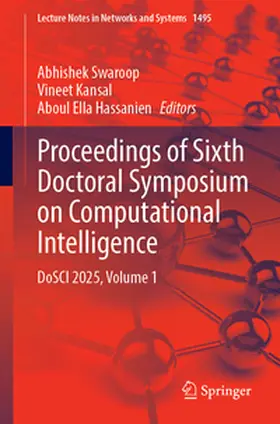 Swaroop / Kansal / Hassanien | Proceedings of Sixth Doctoral Symposium on Computational Intelligence | E-Book | www.sack.de