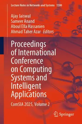 Jaiswal / Anand / Hassanien |  Proceedings of International Conference on Computing Systems and Intelligent Applications | Buch |  Sack Fachmedien