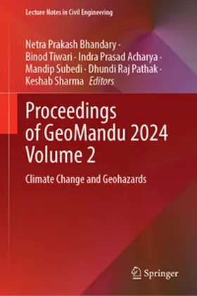 Bhandary / Tiwari / Acharya |  Proceedings of GeoMandu 2024 Volume 2 | eBook | Sack Fachmedien