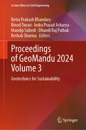 Bhandary / Tiwari / Acharya | Proceedings of GeoMandu 2024 Volume 3 | E-Book | www.sack.de