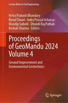 Bhandary / Tiwari / Acharya |  Proceedings of GeoMandu 2024 Volume 4 | Buch |  Sack Fachmedien