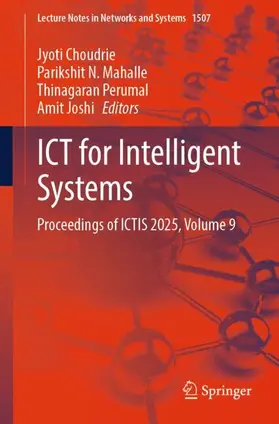 Choudrie / Mahalle / Perumal |  ICT for Intelligent Systems | Buch |  Sack Fachmedien