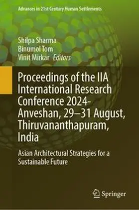 Sharma / Tom / Mirkar |  Proceedings of the IIA International Research Conference 2024- Anveshan, 29-31 August, Thiruvananthapuram, India | eBook | Sack Fachmedien