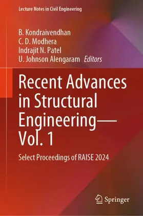 Kondraivendhan / Modhera / Patel |  Recent Advances in Structural Engineering--Vol. 1 | Buch |  Sack Fachmedien