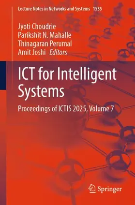 Choudrie / Mahalle / Perumal |  ICT for Intelligent Systems | Buch |  Sack Fachmedien