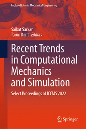 Sarkar / Kant |  Recent Trends in Computational Mechanics and Simulation | eBook | Sack Fachmedien