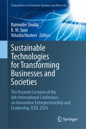Shukla / Soni / Hasteer |  Sustainable Technologies for Transforming Businesses and Societies | eBook | Sack Fachmedien