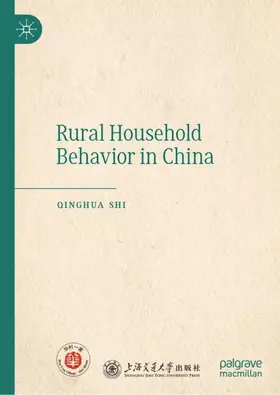 Shi |  Rural Household Behavior in China | Buch |  Sack Fachmedien