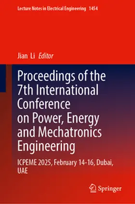 Li |  Proceedings of the 7th International Conference on Power, Energy and Mechatronics Engineering | eBook | Sack Fachmedien