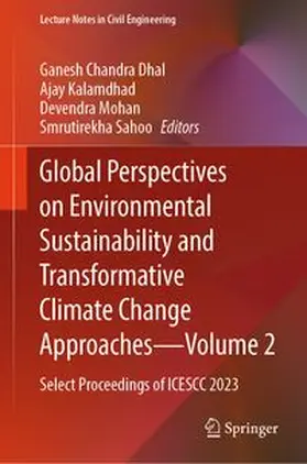 Dhal / Kalamdhad / Mohan | Global Perspectives on Environmental Sustainability and Transformative Climate Change Approaches—Volume 2 | E-Book | www.sack.de