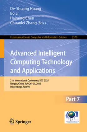 Huang / Li / Chen | Advanced Intelligent Computing Technology and Applications | E-Book | www.sack.de