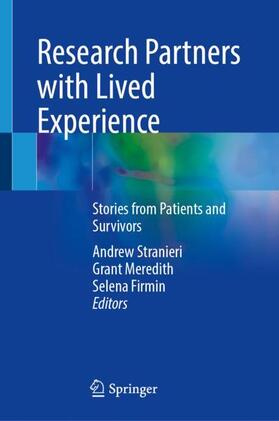 Stranieri / Firmin / Meredith |  Research Partners with Lived Experience | Buch |  Sack Fachmedien