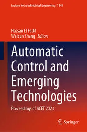 El Fadil / Zhang |  Automatic Control and Emerging Technologies | eBook | Sack Fachmedien