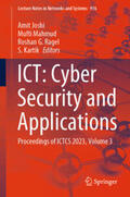 Joshi / Mahmud / Ragel |  Ict: Cyber Security and Applications | Buch |  Sack Fachmedien