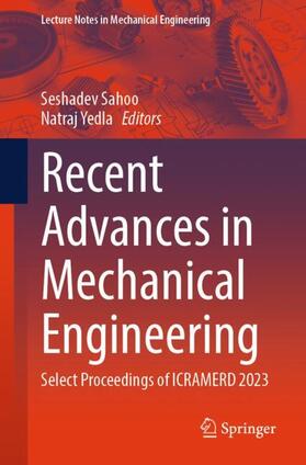 Yedla / Sahoo |  Recent Advances in Mechanical Engineering | Buch |  Sack Fachmedien