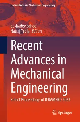 Yedla / Sahoo |  Recent Advances in Mechanical Engineering | Buch |  Sack Fachmedien