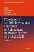 Qu / Gu / Niu |  Proceedings of 3rd 2023 International Conference on Autonomous Unmanned Systems (3rd Icaus 2023) | Buch |  Sack Fachmedien