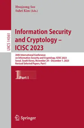 Seo / Kim | Information Security and Cryptology – ICISC 2023 | E-Book | sack.de