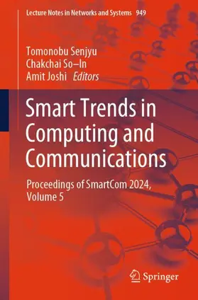 Senjyu / Joshi / So–In |  Smart Trends in Computing and Communications | Buch |  Sack Fachmedien