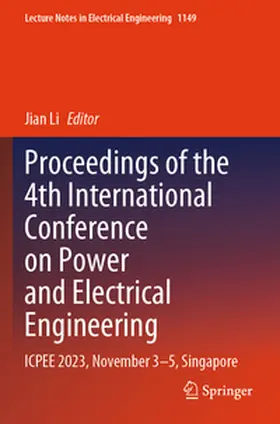 Li |  Proceedings of the 4th International Conference on Power and Electrical Engineering | Buch |  Sack Fachmedien