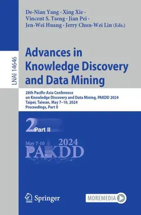 Yang / Xie / Lin |  Advances in Knowledge Discovery and Data Mining | Buch |  Sack Fachmedien