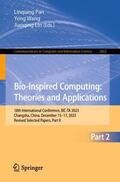 Pan / Lin / Wang |  Bio-Inspired Computing: Theories and Applications | Buch |  Sack Fachmedien